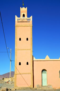  Müslüman din ve mavi gökyüzü geçmiş sembolünde