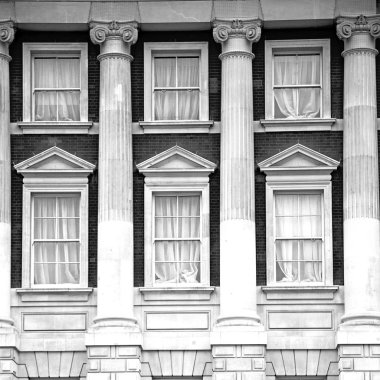 İngiltere Avrupa 'da eski inşaat Londra Duvarı antika ve aydınlık