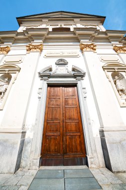 İtalya Avrupa Milano ortaçağ eski mimarisi  