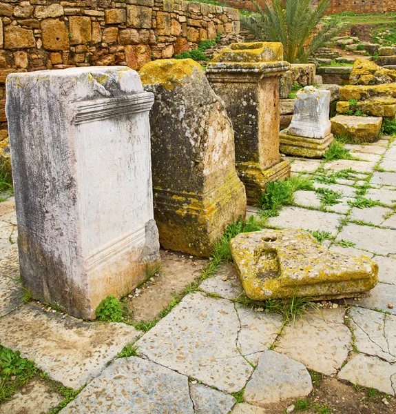 Chellah au Maroc afrique le vieux monument romain détérioré a — Photo