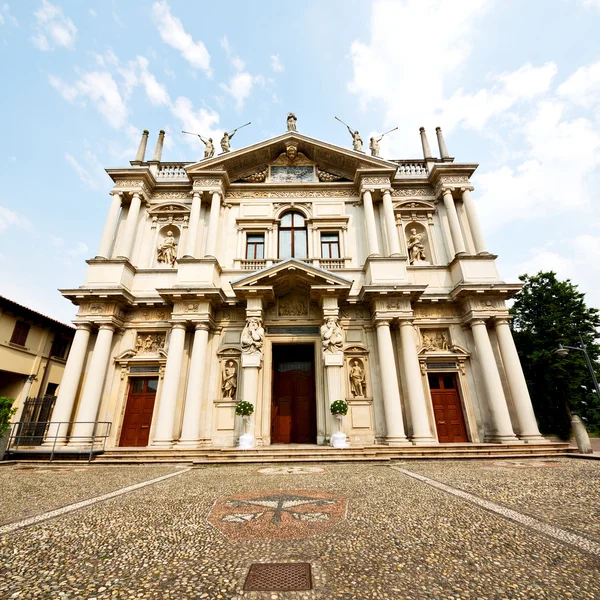 Kolumne alte architektur in italien europa milan religion und — Stockfoto