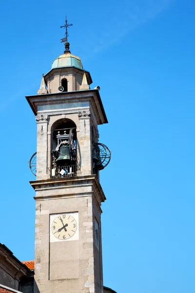 Torre del reloj monumento en piedra y — Foto de Stock