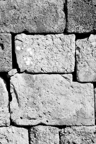 Ladrillo gris en griego la textura abstracta de un anciano —  Fotos de Stock