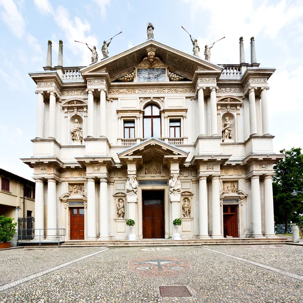 Krásná stará architektura v Itálii Evropě milan náboženství a — Stock fotografie