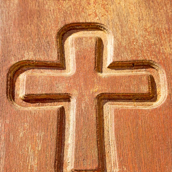 Grecja domu tekstura brązowy religii — Zdjęcie stockowe