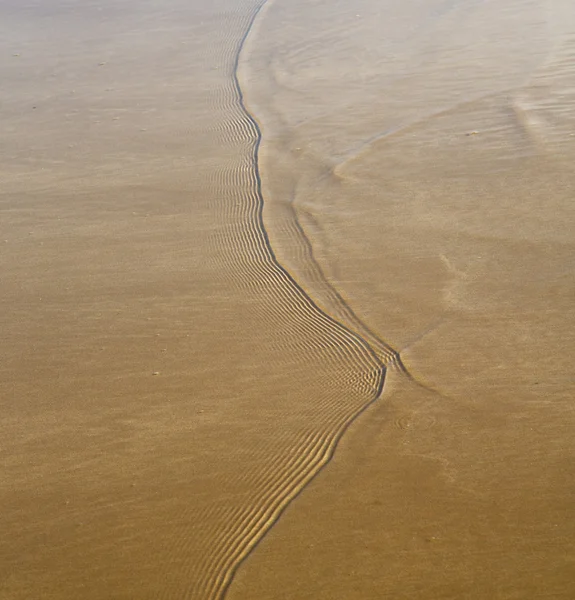 Maroko v Africe hnědý modrý oceán — Stock fotografie