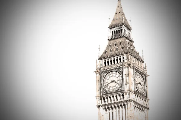 London big ben e construção antiga histórica inglaterra envelhecido cit. — Fotografia de Stock