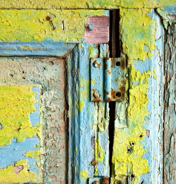 Madera verde como puerta de ventana en España —  Fotos de Stock