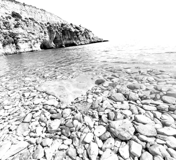 Thurkey アンタルヤ リュキアにアジア方法水の岩と n 近くの空 — ストック写真