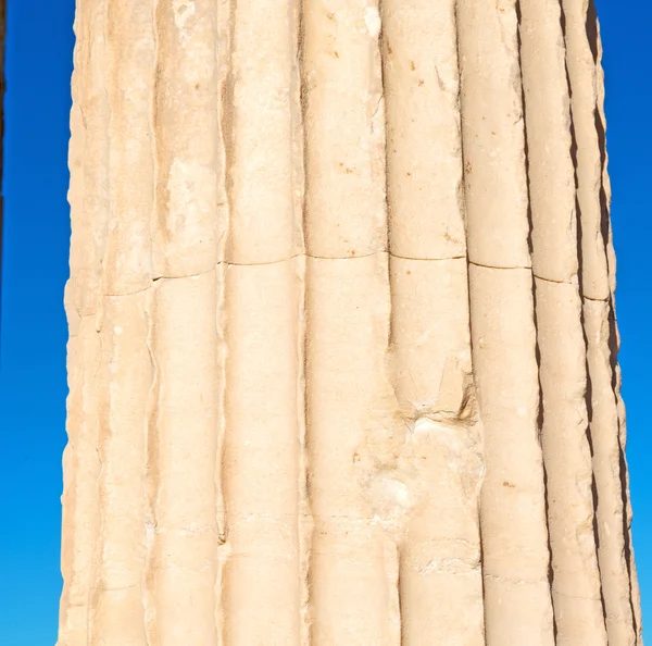 In athens der alte säulensteinbau asien griechenland — Stockfoto