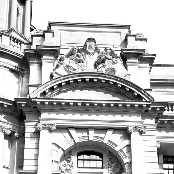 Gamla arkitekturen i england london Europa vägg och historia — Stockfoto