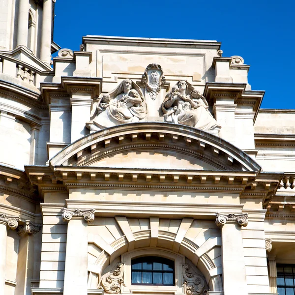 Arquitectura antigua en Inglaterra Londres pared de Europa y la historia — Foto de Stock