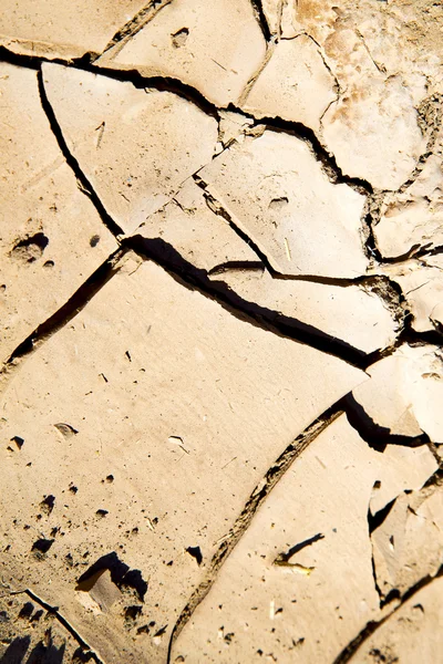Bruin droog zand in en abstract — Stockfoto