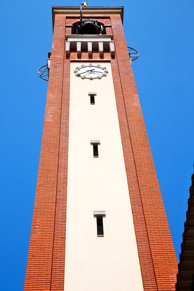 Ancien  tower in italy europe  and bell — Stock Photo, Image