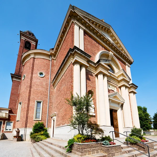 Arquitectura medieval antigua en italia europa milan religion a — Foto de Stock