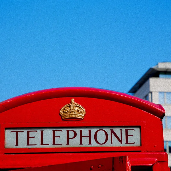 Lembrança em Inglaterra ícone obsoleto londres — Fotografia de Stock