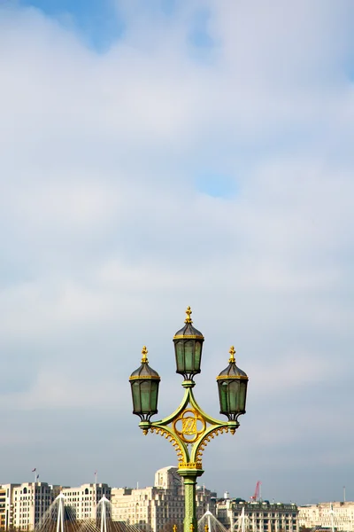 Europa en el cielo de Londres iluminación abstracta — Foto de Stock