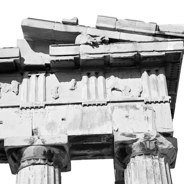 Historische Athene in Griekenland de oude architectuur en historica — Stockfoto