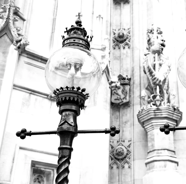 Europa in Londen lantern en abstract verlichting — Stockfoto