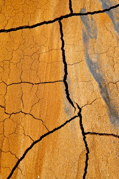 Lanzarote  spain texture abstract  dry sand — Stock Photo, Image