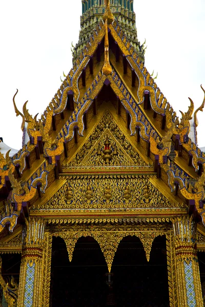 Tailandia en Bangkok religión de la lluvia mosaico — Foto de Stock