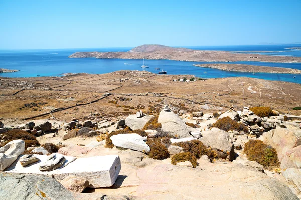 Templo en delos greece el —  Fotos de Stock