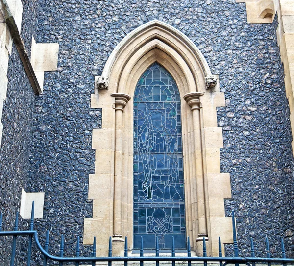 Tür southwark kathedrale in london england alter bau an — Stockfoto