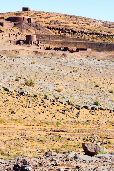 Afrika Sahara v obci historické staré rozestavěné — Stock fotografie