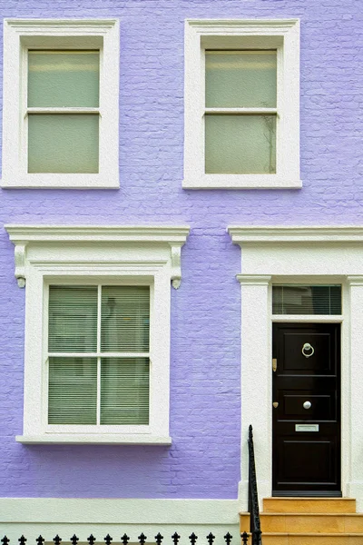 Notting   hill  area  in london england old suburban and antique — Stock Photo, Image