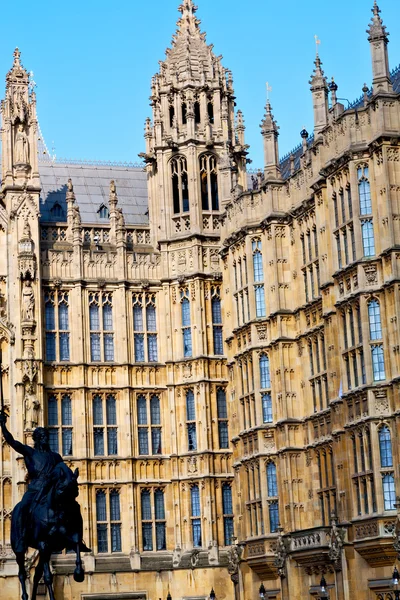 Eski Londra tarihsel parlamentoda — Stok fotoğraf