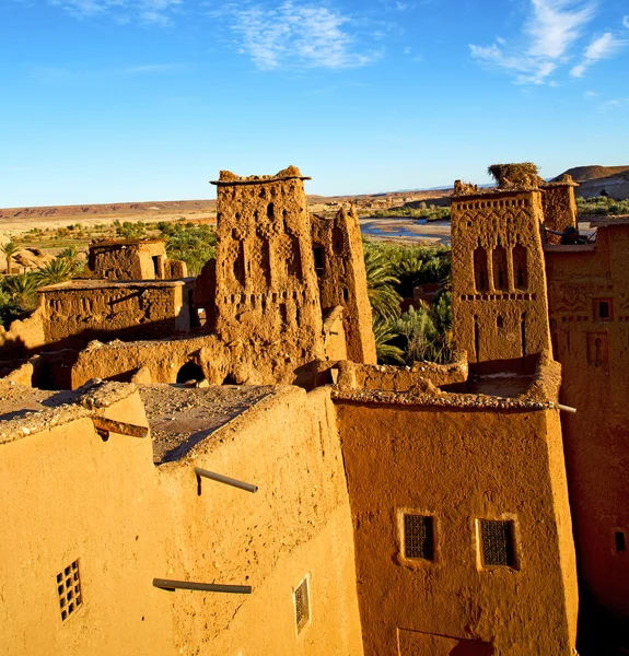 Évad Afrika Marokkó, a régi építés és a történelmi — Stock Fotó