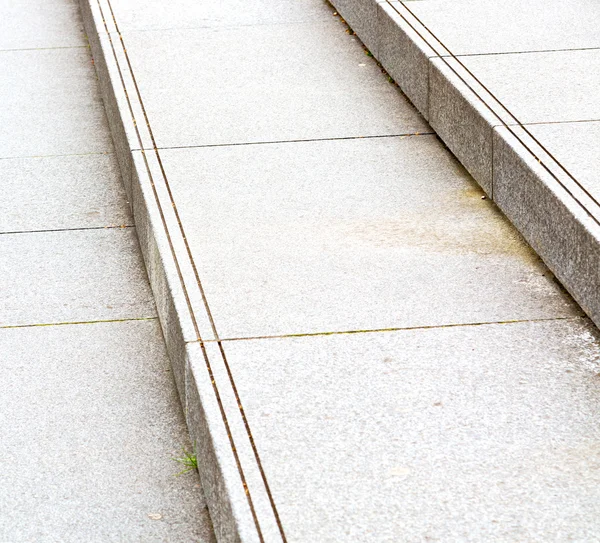 In london  monument old steps and marble ancien line — Stock Photo, Image