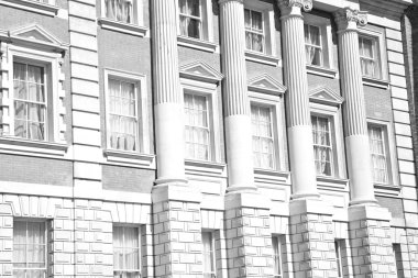 İngiltere Avrupa 'da eski inşaat Londra Duvarı antika ve aydınlık