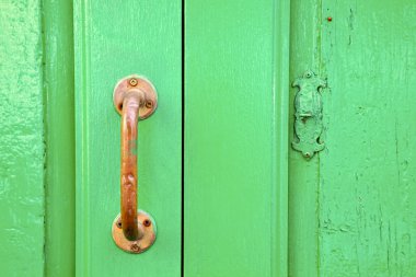 İspanya pirinç kapı tokmağı soyut kapı ahşabı 