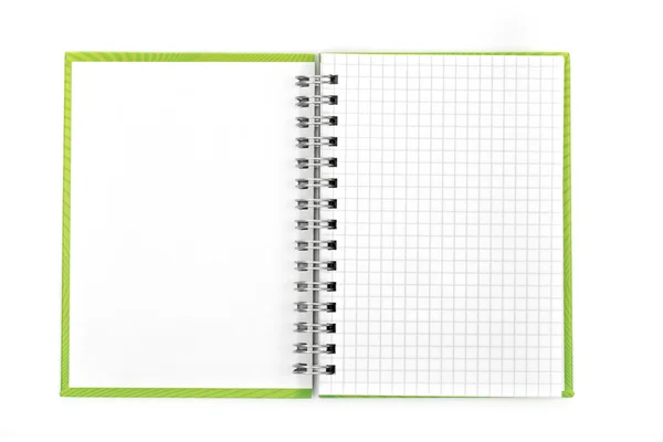 Cuaderno sobre el fondo blanco —  Fotos de Stock