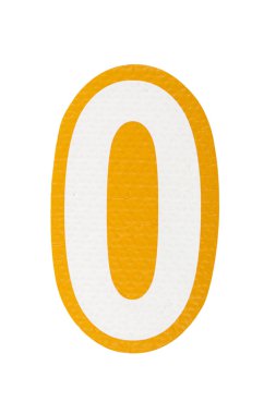 Beyaz arka plan üzerinde rakamlar