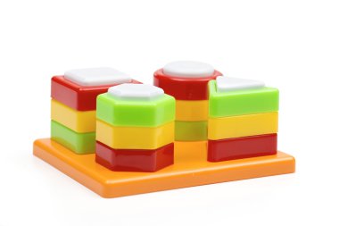 Beyaz arka planda oyuncak