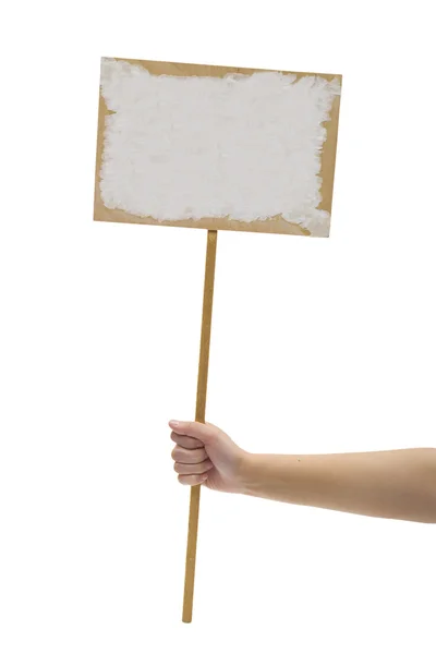 Sign on the white background — Stock Photo, Image