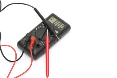 тестер на білому тлі