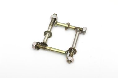 beyaz arkaplanda vida