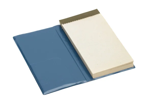 Notebook a fehér háttér — Stock Fotó