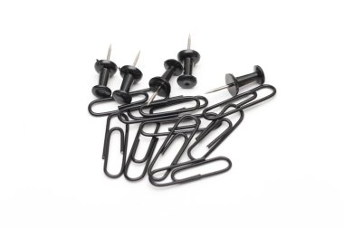 Beyaz arka plan üzerinde ayarlanmış Kırtasiye