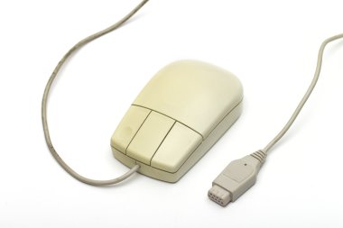 Beyaz arka plan üzerinde fare