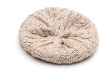 Beyaz arka plan üzerine şapka