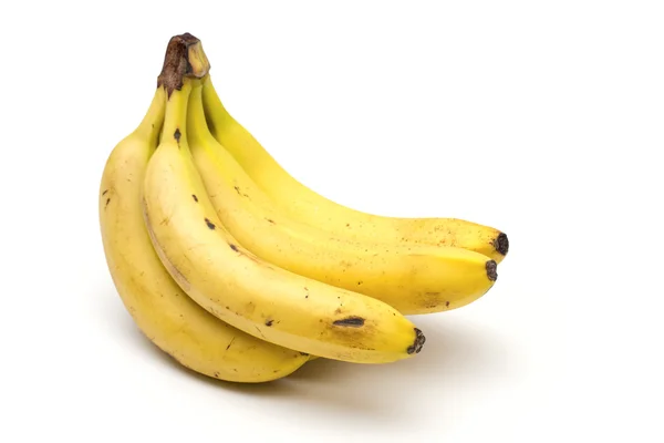 Bananen op de witte achtergrond — Stockfoto