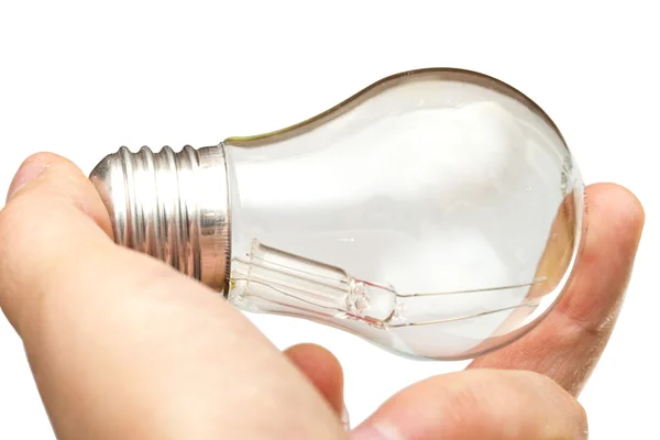 Lightbulb on the white background Royalty Free Stock Photos