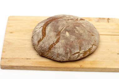 beyaz zemin üzerine ekmek