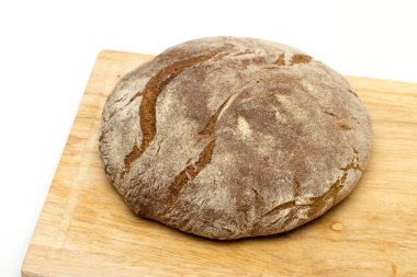 beyaz zemin üzerine ekmek