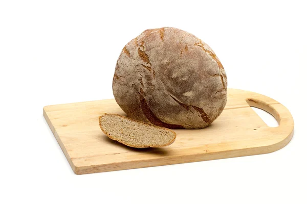 Bread on the white background — Stock Photo, Image