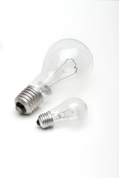 Lightbulb on the white background — Stock Photo, Image